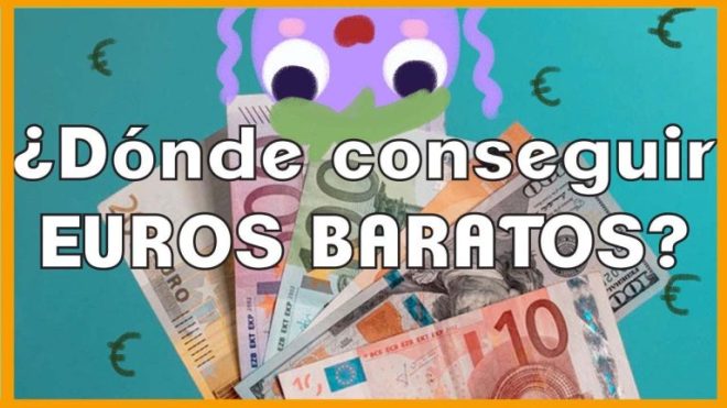 Descubre d&oacute;nde cambiar euros a d&oacute;lares de forma m&aacute;s econ&oacute;mica