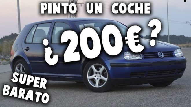 ¡Pinta tu coche por solo 300 euros y dale un nuevo look!