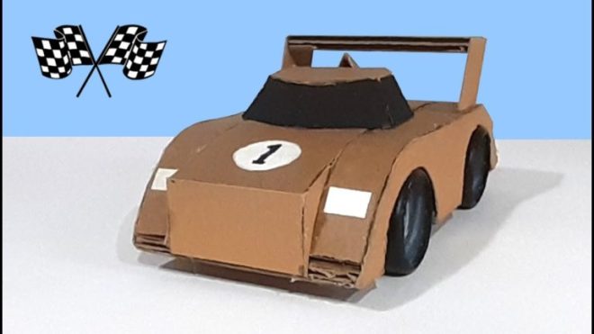 Increíble: construye tu propio coche de cartón ¡con motor!