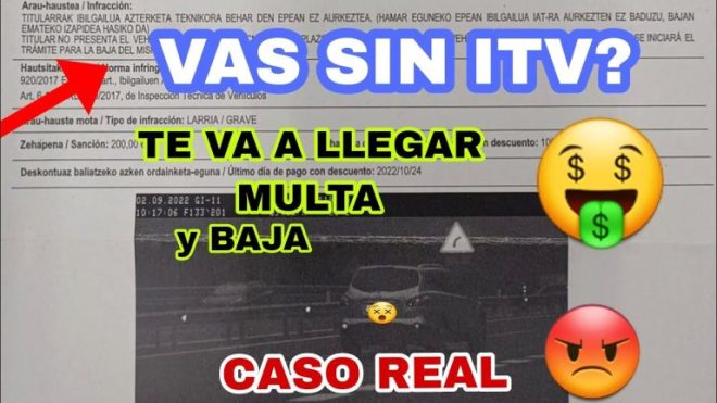 &iexcl;Atenci&oacute;n conductores! Multa por carecer de seguro y ITV