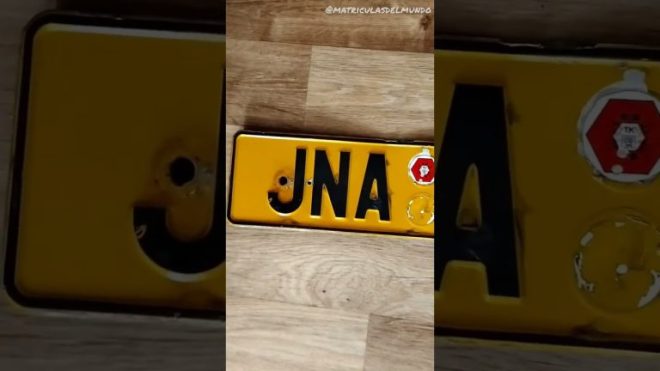 Pista revelada: ¿De dónde es la matrícula amarilla?
